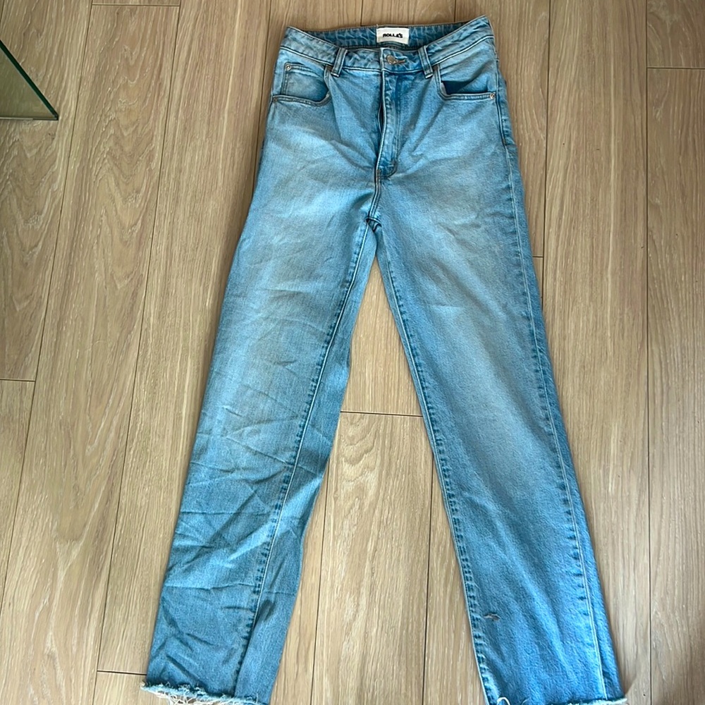Rolla’s jeans , original high rise straight , size 26